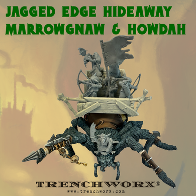Jagged Edge Hideaway Marrowgnaw the Giant War Spider and Howdah