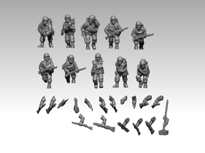 D-Day U.S. Rifle Squad .STL Download