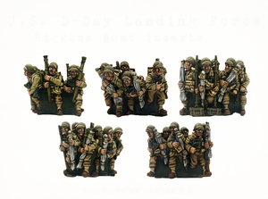 U.S. D-Day Higgins Boat Troop Inserts