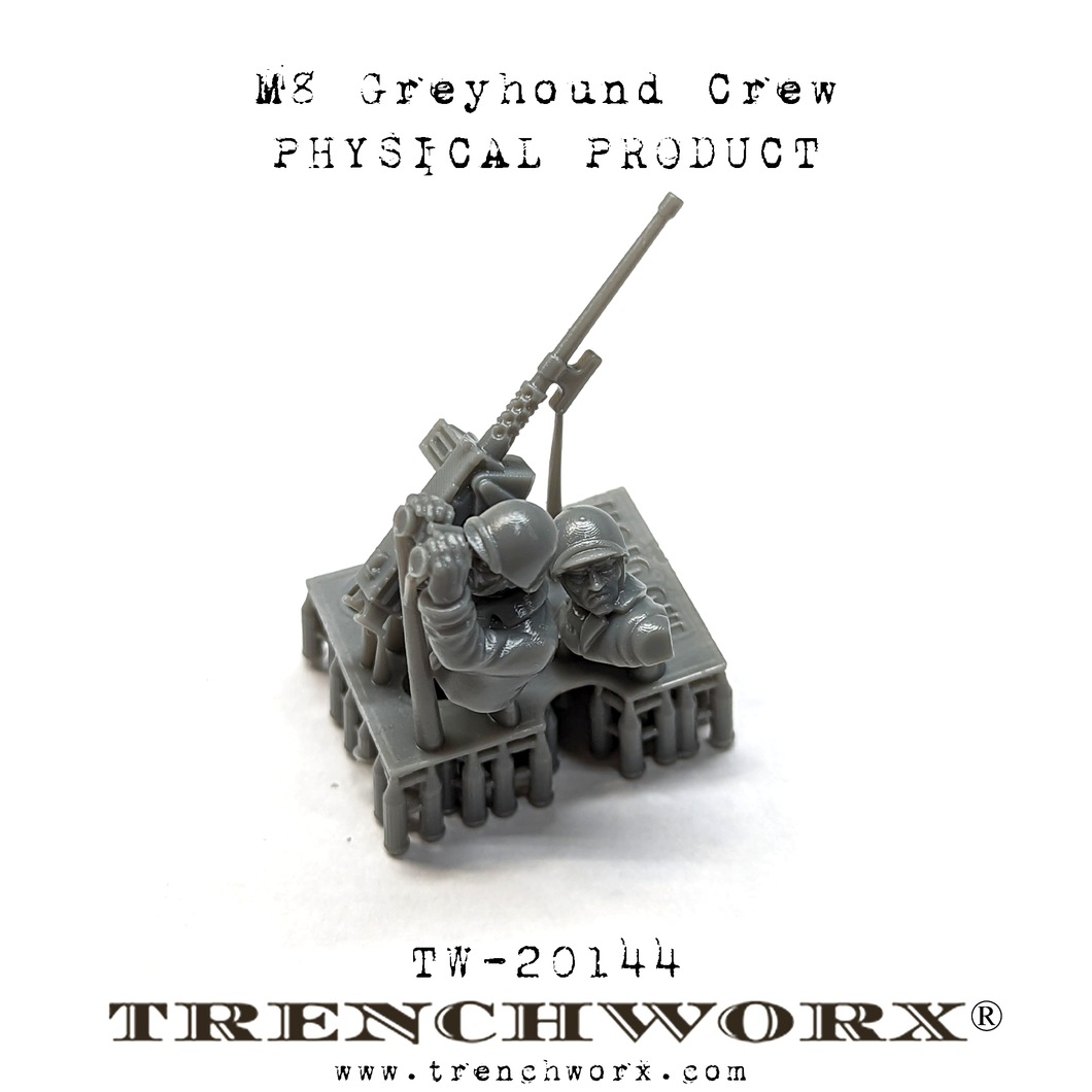 US M8 Greyhound Crew