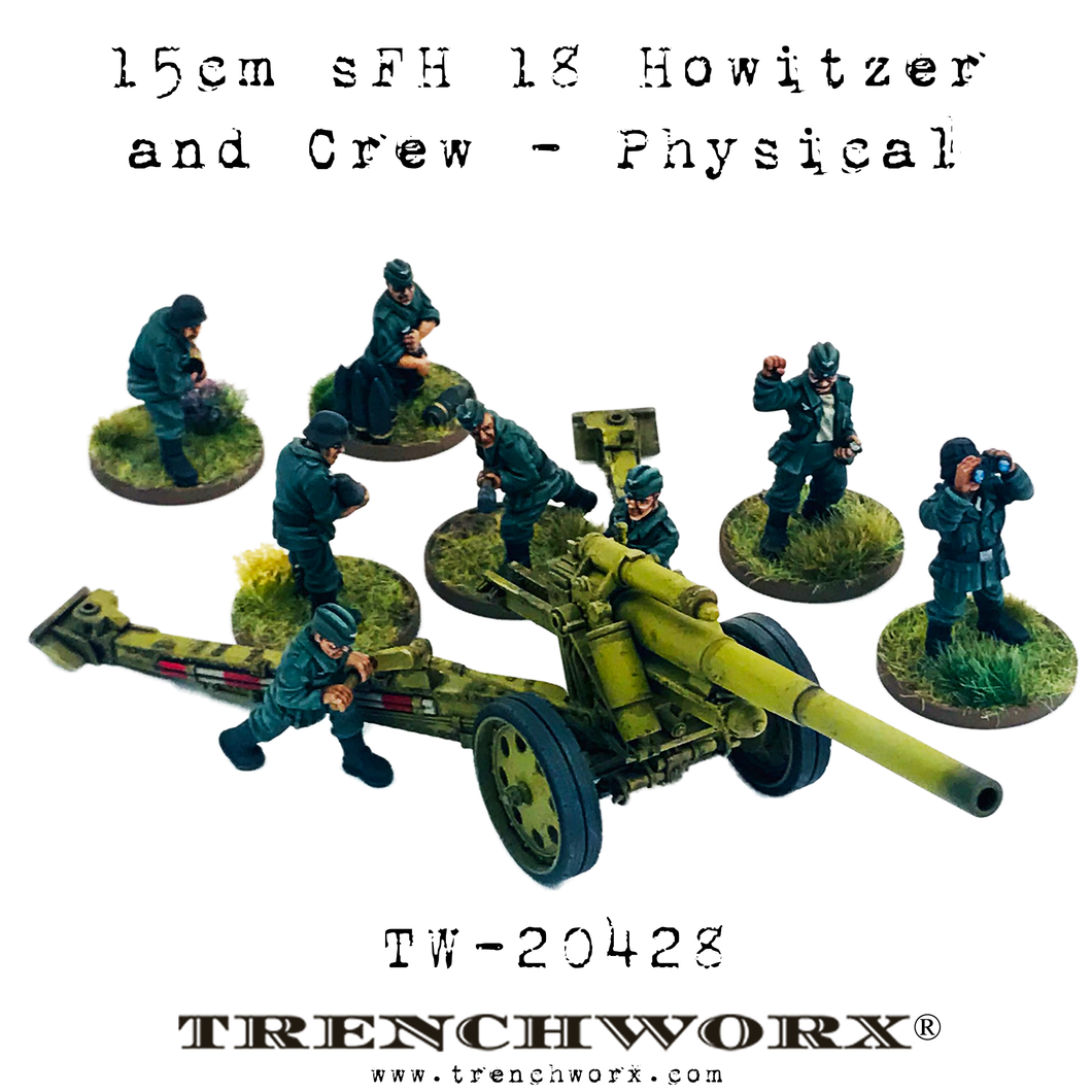 German 15cm sFH 18 Howitzer and Crew – Trenchworx German 15cm sFH 18 Howitzer and Crew – Trenchworx