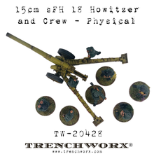Load image into Gallery viewer, German 15cm sFH 18 Howitzer and Crew