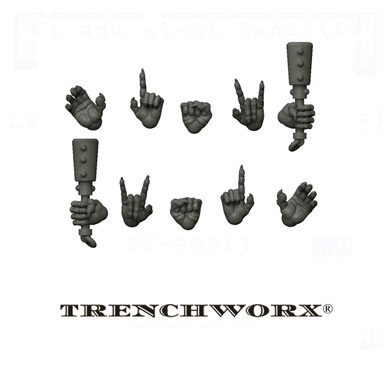 SpOrx Left & Right Hands (X5)