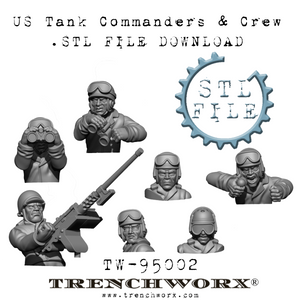 US Tank Commanders .STL Download