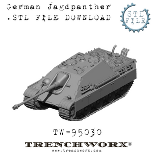 German Jagdpanther .STL Download