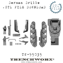 Load image into Gallery viewer, German Grille .STL Download