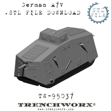 Load image into Gallery viewer, German A7V .STL Download