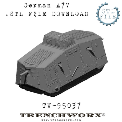 German A7V .STL Download