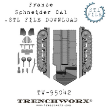 Load image into Gallery viewer, French Schneider CA1 .STL Download