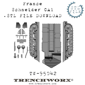 French Schneider CA1 .STL Download