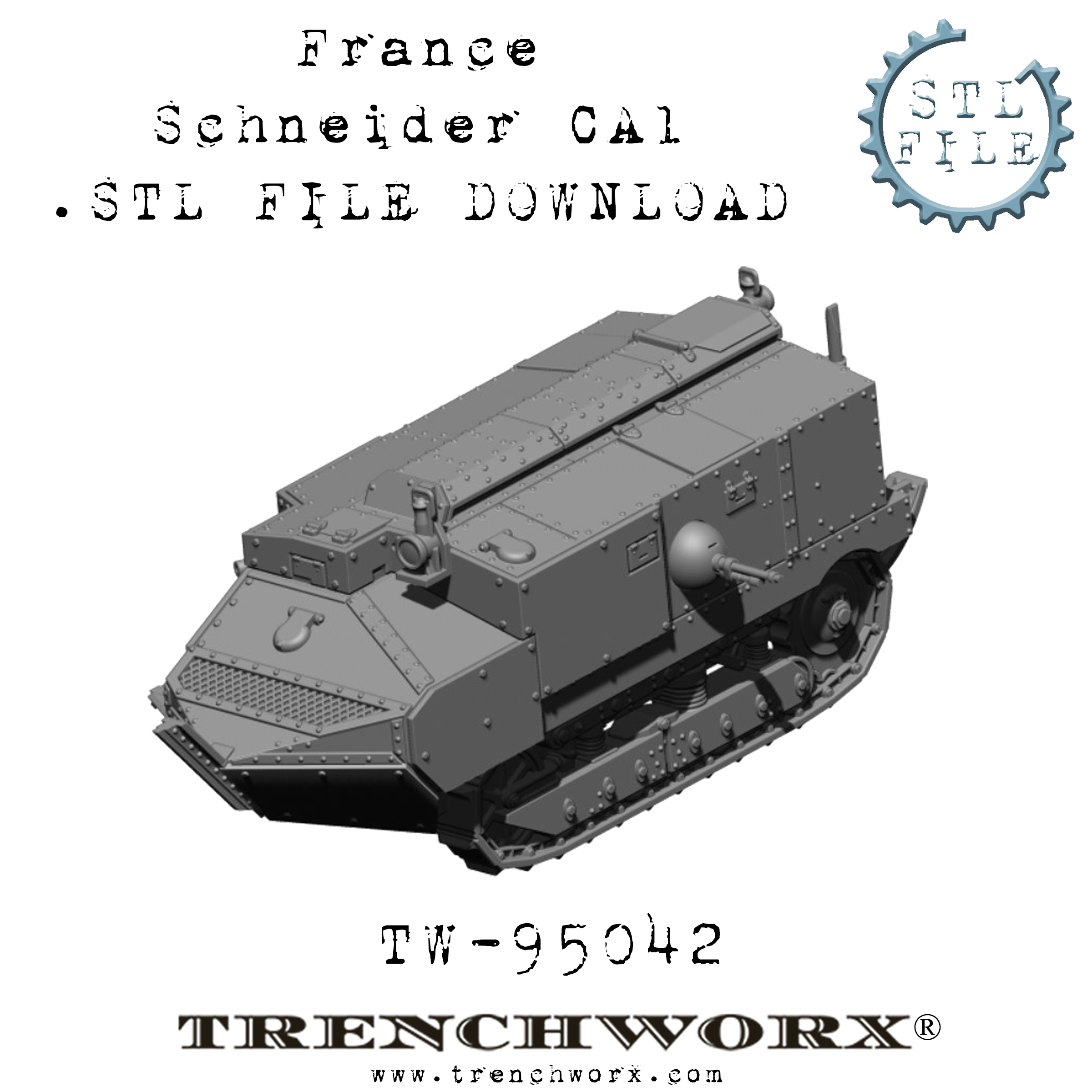 REDIF - Char léger Schneider CA1 au 1/48 (Master Fighter
