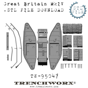 British Mk IV .STL Download