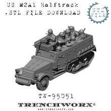 Load image into Gallery viewer, US M2A1 Halftrack .STL Download