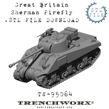 Load image into Gallery viewer, Sherman Firefly .STL Download