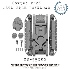 Load image into Gallery viewer, Soviet T-28 .STL Download