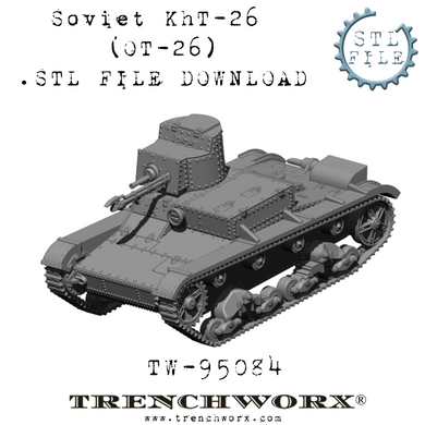Soviet KhT-26 (OT-26) .STL Download