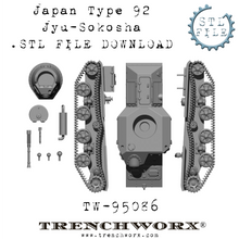 Load image into Gallery viewer, Japanese Type 92 Jyu-Sokosha .STL Download