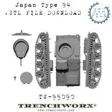 Load image into Gallery viewer, Japanese Type 94 Tankette .STL Download