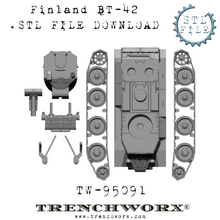 Load image into Gallery viewer, Finland BT-42 .STL Download