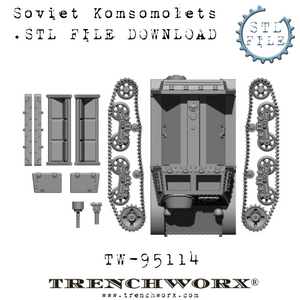 Soviet Komsomolets .STL Download