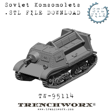 Soviet Komsomolets .STL Download