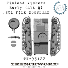 Load image into Gallery viewer, Finland Vickers Early Alt B .STL Download