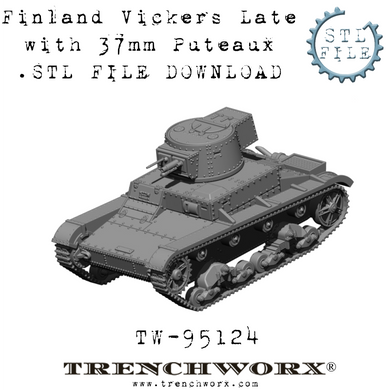 Finland Vickers Late Puteaux  .STL Download