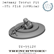 Load image into Gallery viewer, German Tobruk Pit .STL Download