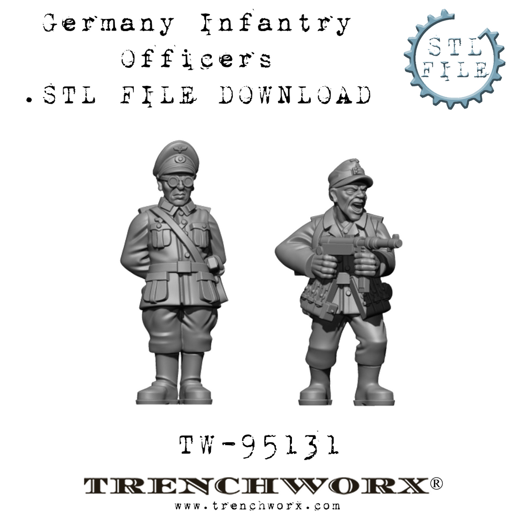 German Officers .STL Download