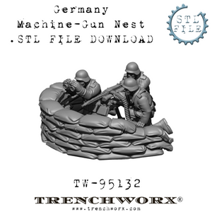 German Machine Gun Nest .STL Download