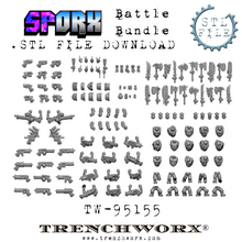 Load image into Gallery viewer, FOrx -n- SpOrx Cutlery Collection .STL Download