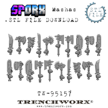 Load image into Gallery viewer, FOrx -n- SpOrx Cutlery Collection .STL Download