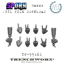 Load image into Gallery viewer, FOrx -n- SpOrx Cutlery Collection .STL Download