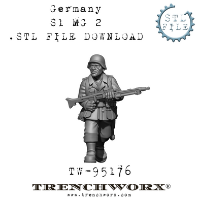 German Machine Gunner Franz .STL Download