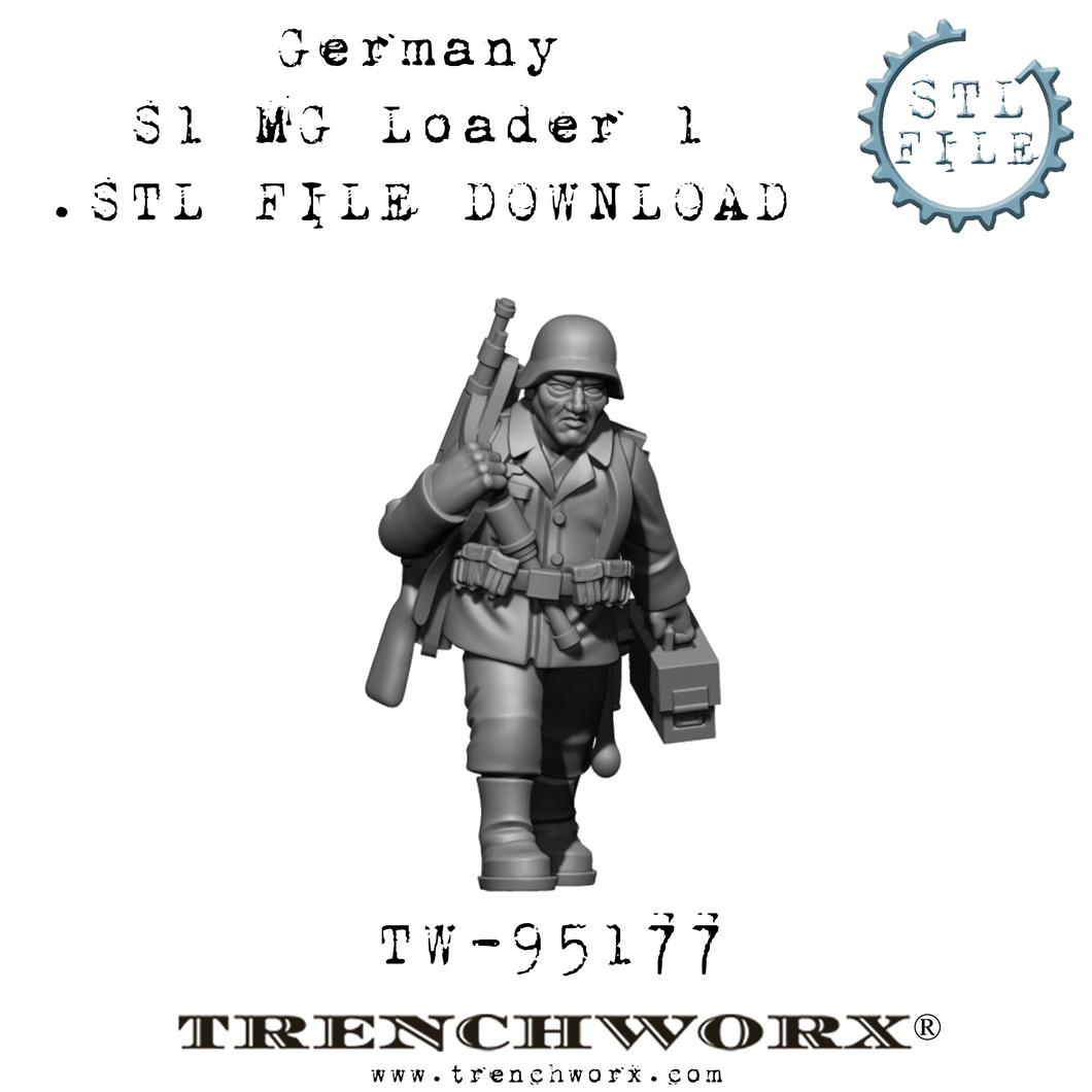 German Machine Gun Loader, Gert .STL Download