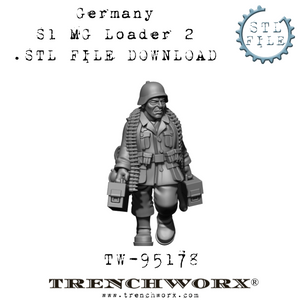 German Machine Gun Loader, Harri .STL Download