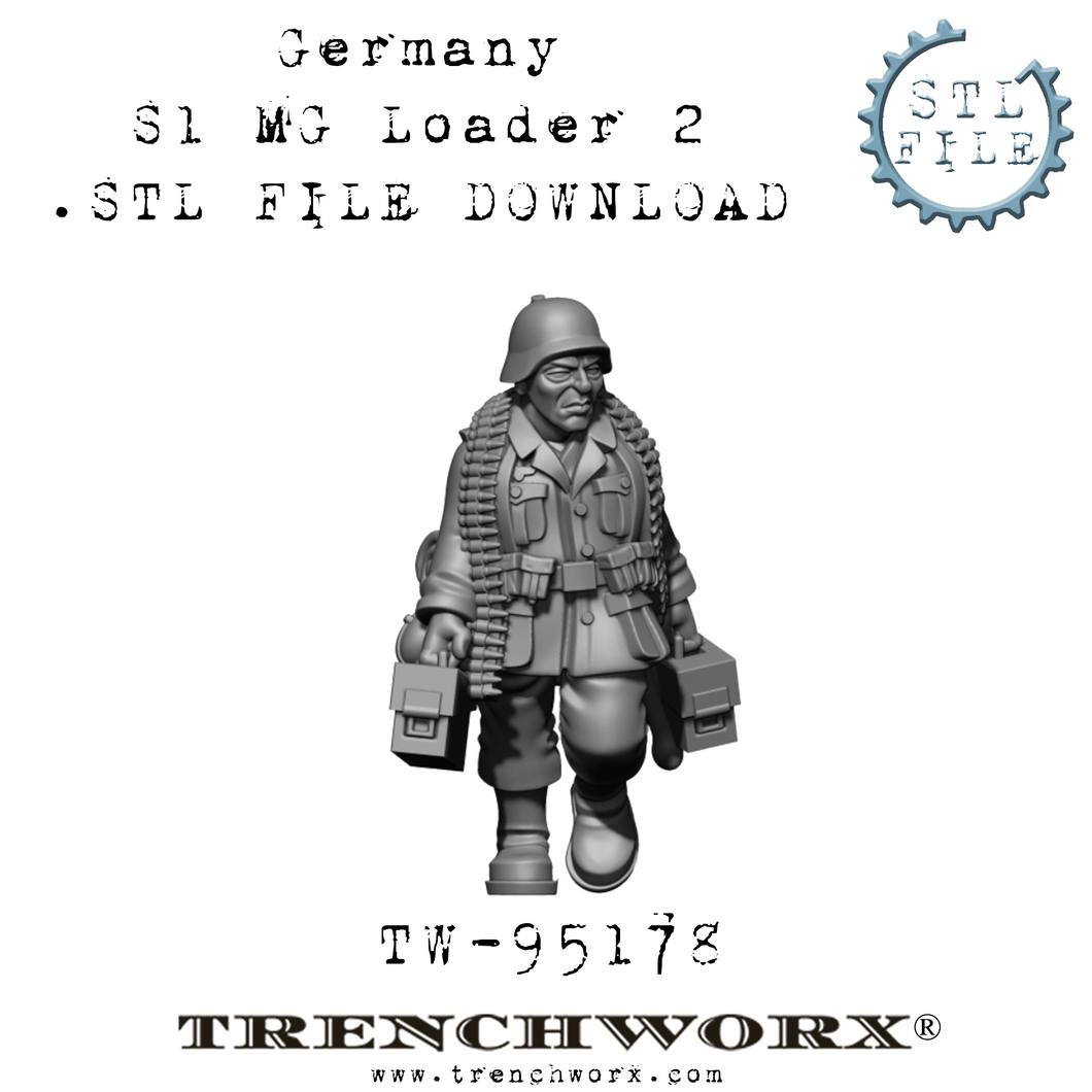 German Machine Gun Loader, Harri .STL Download