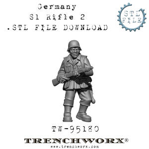 German Rifleman, Wilhelm .STL Download