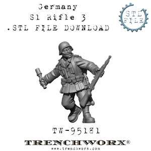German Rifleman, Erich .STL Download