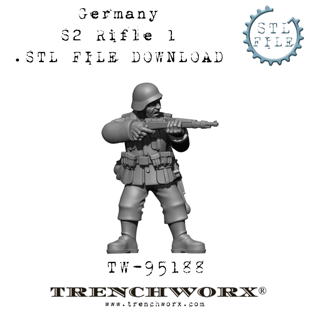 German Rifleman, Fritz .STL Download