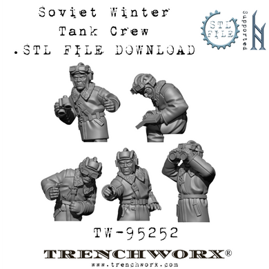 Soviet Winter Tank Commanders .STL Download