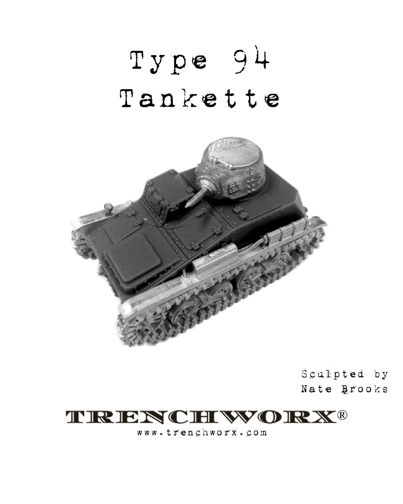 Type 94 Tankette - Classic Resin – Trenchworx